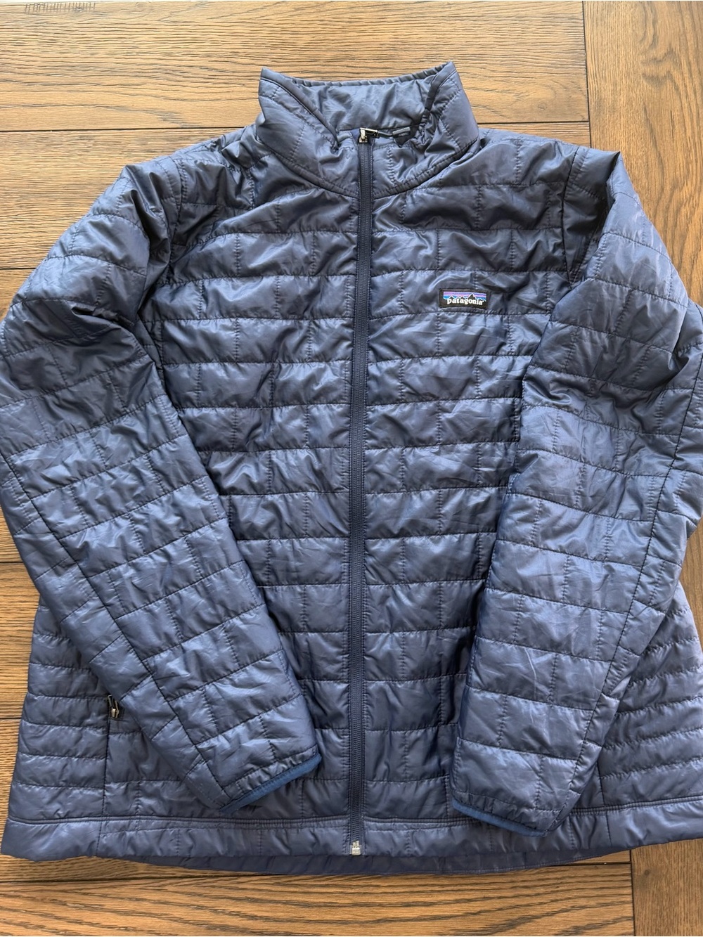 Patagonia Womens Nano Puff Jacket XXL Classic Navy Blue Puffer like new